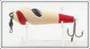 The King Spiral Bait Co. White, Black & Red King Spiral