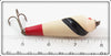 The King Spiral Bait Co. White, Black & Red King Spiral