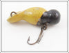 Vintage Proven Bait Co Yellow & Black Fly Rod Wigglmite Lure