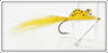 Vintage Heddon Yellow Frog Pop Eye Frog Lure 85YF