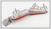 Creek Chub Silver Scale Red Stripe Plastic Jointed Pikie 2600 DDP Special