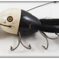 Creek Chub Black White Head Baby Dingbat Lure 5211 Special