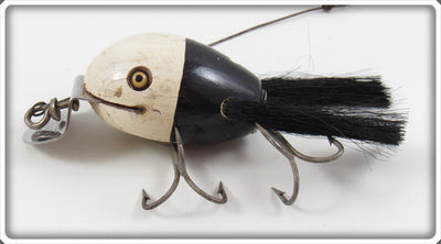 Creek Chub Black White Head Baby Dingbat Lure 5211 Special