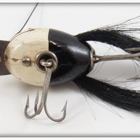 Creek Chub Black White Head Baby Dingbat 5211 Special