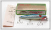 Vintage Creek Chub Blue Flash Surfster Lure In Box 7234 R