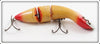 Vintage Heddon Red & White Gamefisher 5502 Lure