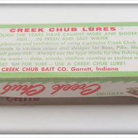 Creek Chub Silver Shiner Jointed Pikie In Box 2603 DDW
