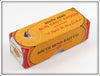 South Bend Chrome & Yellow Sun Spot Spoon In Box 525 CY