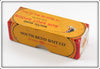 South Bend Chrome & Yellow Sun Spot Spoon In Box 525 CY