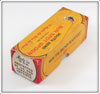 South Bend Chrome & Yellow Sun Spot Spoon In Box 525 CY