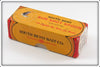 South Bend Chrome & Yellow Sun Spot Spoon In Box 525 CY