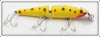Vintage Creek Chub Yellow Spotted Jointed Pikie 2614 Lure