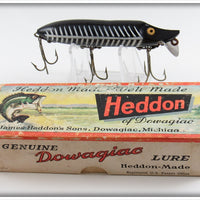 Vintage Heddon Black Shore Vamp Spook Lure In Box 9720 XBW