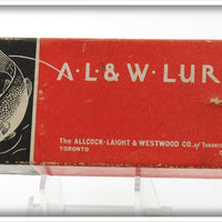 Vintage AL&W 931 Devil Eye Empty Lure Box