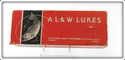 Vintage AL&W 931 Devil Eye Empty Lure Box