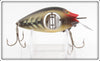Vintage Uniline Mfg Co. Grey White Ribs Spinno Minno Lure