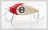 Uniline Mfg Co. White Red Head Spinno Minno