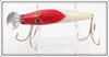 Uniline Mfg Co. White Red Head Spinno Minno