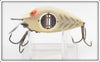Uniline Mfg Co. White Silver Ribs Spinno Minno