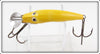 Uniline Mfg Co. Yellow White Ribs Spinno Minno