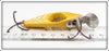 Uniline Mfg Co. Yellow White Ribs Spinno Minno