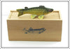 Carl Christiansen Smallmouth Bass Decoy In Box