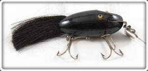 Vintage Creek Chub Solid Black Dinger Lure 5613