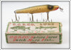 Vintage Creek Chub Nite Glow Pikie Lure In End Label Box 721