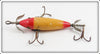 Heddon White With Red Head And Tail 100 Dowagiac Minnow