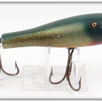 Vintage Creek Chub Blue Flash Husky Plunker Lure 5834
