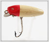 Unknown Red & White Runtie Type Fly Rod Lure