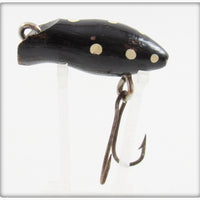 Unknown Black White Spots Fly Rod Lure