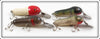 Creek Chub Red Head, Perch, Black Sucker & Silver Flash Deepster Lot