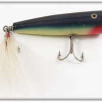 Vintage Creek Chub Purple Eel Snook Plunker Lure 7135