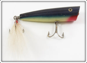 Vintage Creek Chub Purple Eel Snook Plunker Lure 7135