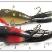 Creek Chub Frog & Redwing Blackbird Plunking Dinger Pair