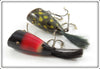 Creek Chub Frog & Redwing Blackbird Plunking Dinger Pair