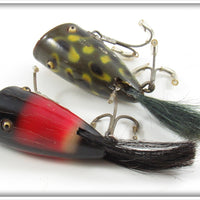 Creek Chub Frog & Redwing Blackbird Plunking Dinger Pair