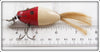 Creek Chub Red Head White Dinger & Perch Midget Dinger Pair