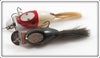 Creek Chub Red Head White Dinger & Perch Midget Dinger Pair