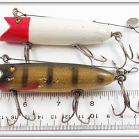 Creek Chub Red Head White & Perch Castrola Pair