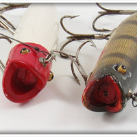 Creek Chub Red Head White & Perch Castrola Pair