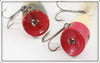 Creek Chub Silver Flash & Red Head White Plunking Dinger Pair