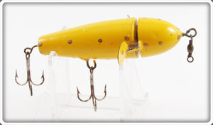Vintage UTK Yellow Gold Spots Success Spinner Lure 