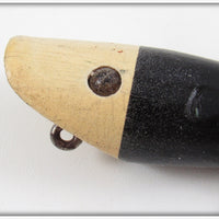 Creek Chub Black White Nite Glow Head Skipper 4611