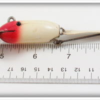 Creek Chub Red & White Polly Wiggle 1702