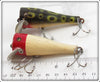 Creek Chub Frog & Red Head White Pop N Dunk Pair