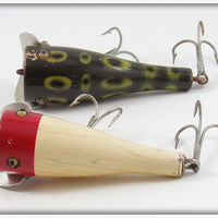 Creek Chub Frog & Red Head White Pop N Dunk Pair
