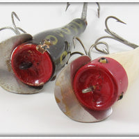Creek Chub Frog & Red Head White Pop N Dunk Pair