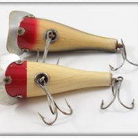 Creek Chub Frog & Red Head White Pop N Dunk Pair